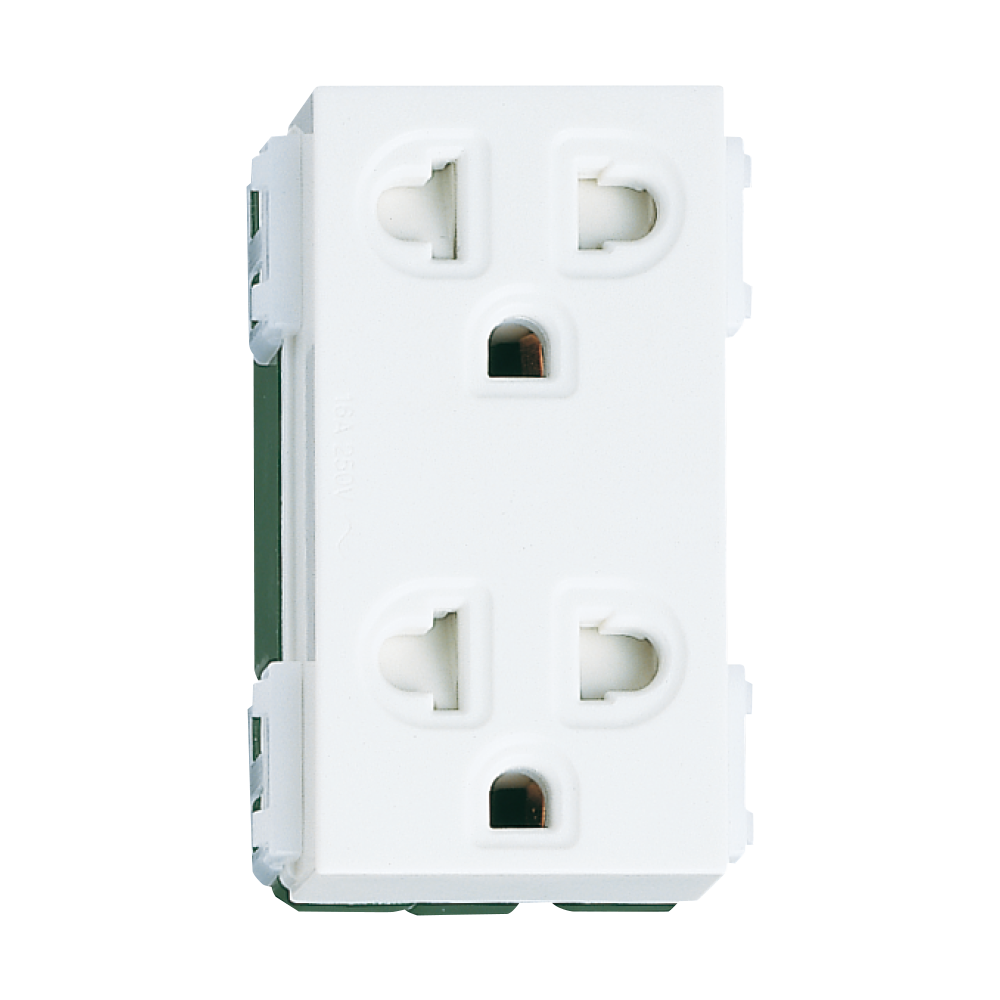 wev1582sw Ổ cắm đôi WEV15827-7SW